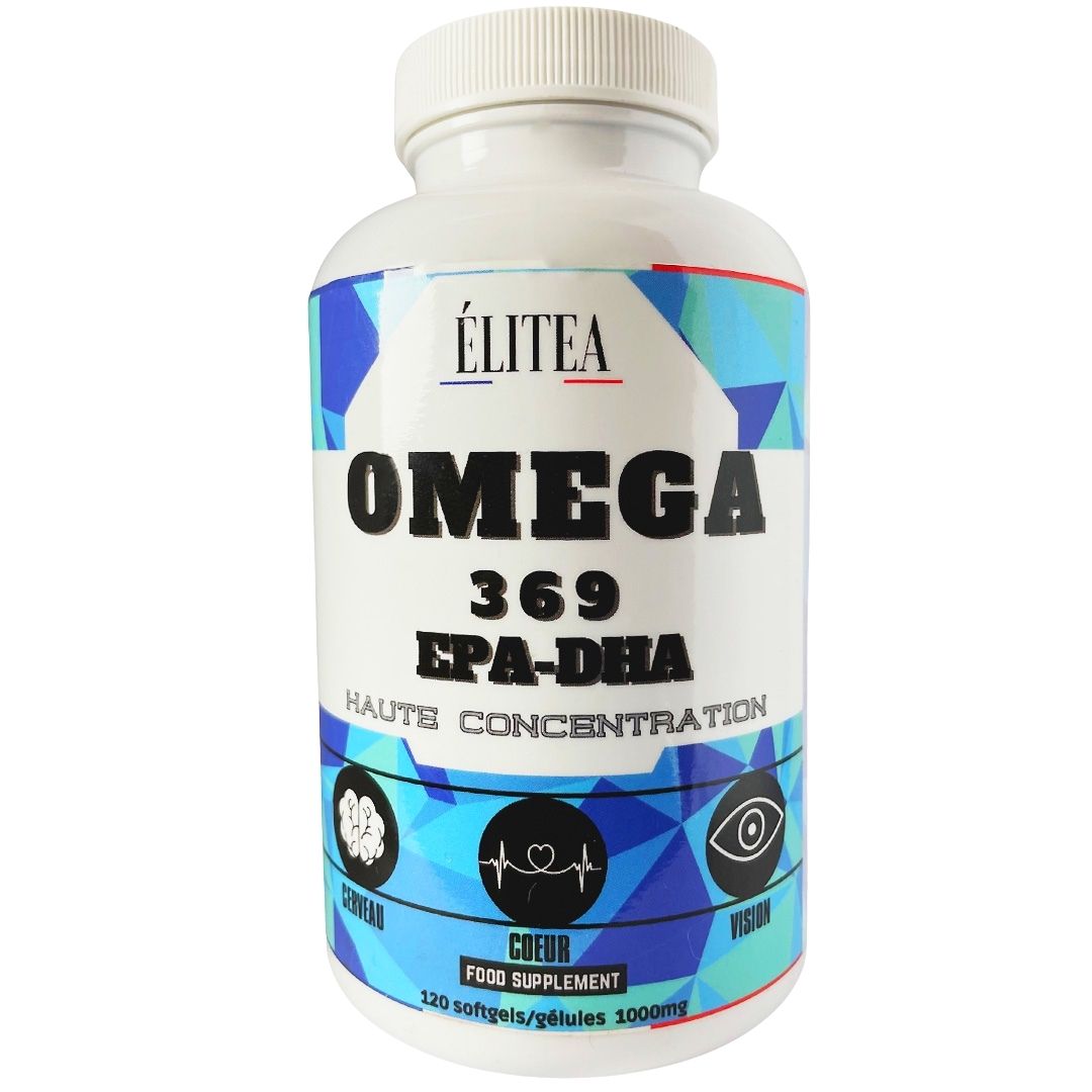 Oméga 369 DHA ET EPA Haute Concentration Coeur Cerveau Vision Vitami